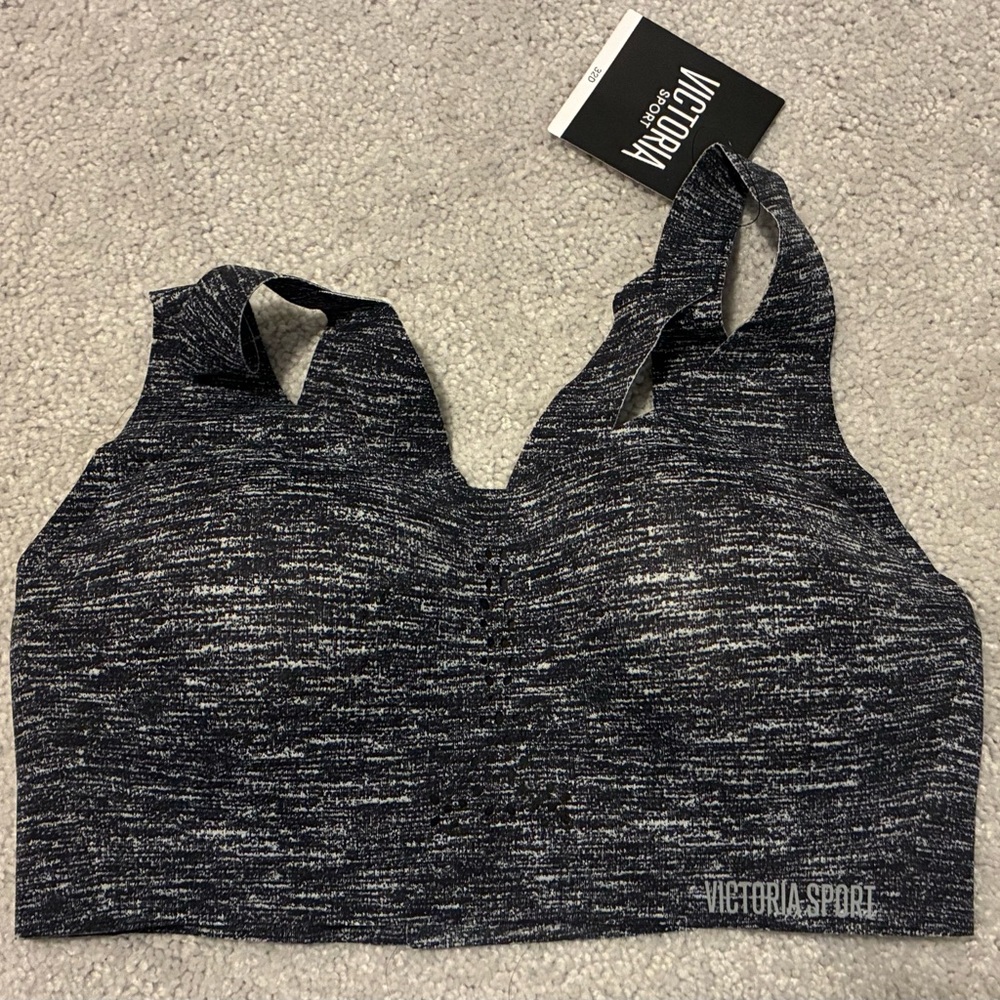 Victoria Sport Black and White Sports Bra